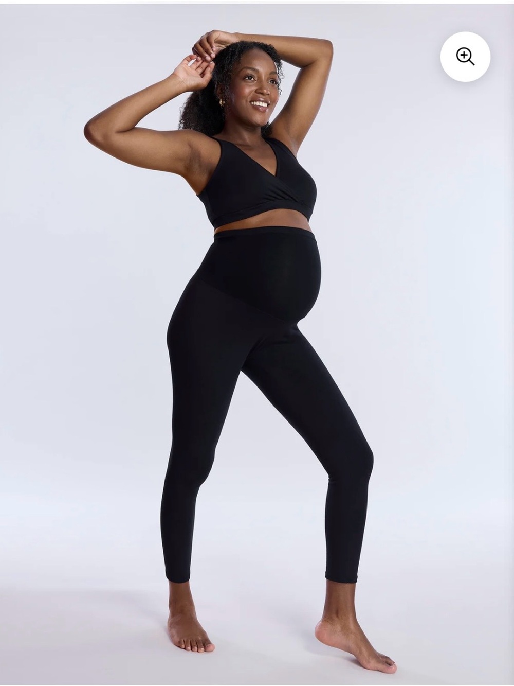Motherhood Maternity Grey High-Waist Maternity Leggings